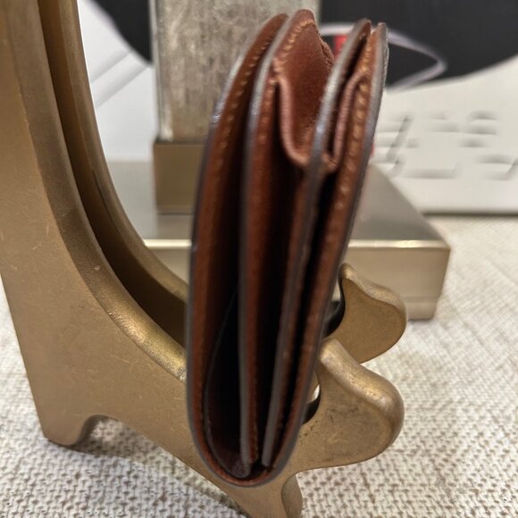 Authentic Louis Vuitton Monogram Porte Monnaie Gousset Coin Purse - Picture 5 of 12